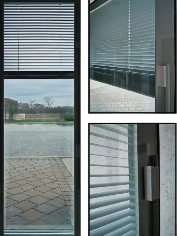 Door window blinds sealed between the glass, Ottawa