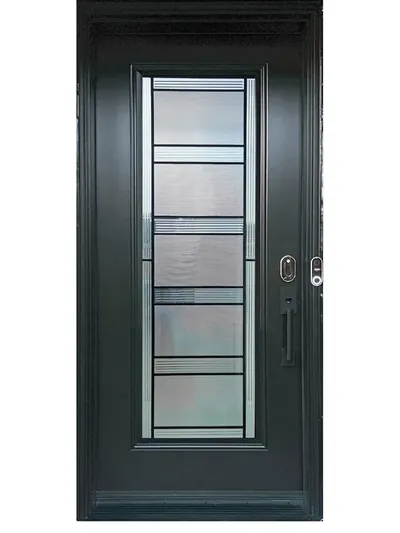 5 Panel decorative glass door insert in Ottawa