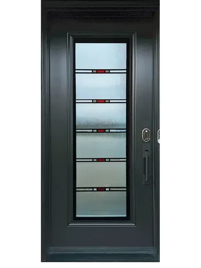 6 Panel decorative glass door insert in Ottawa