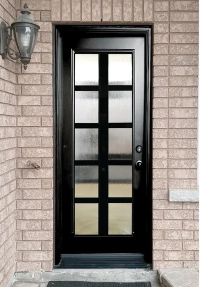 Renaissance I decorative glass door insert in Ottawa