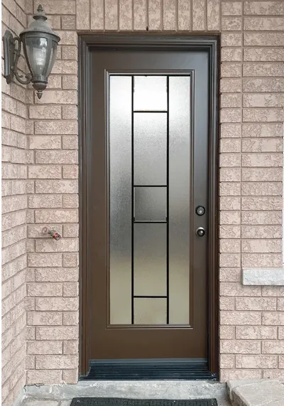 Renaissance II decorative glass door insert in Ottawa