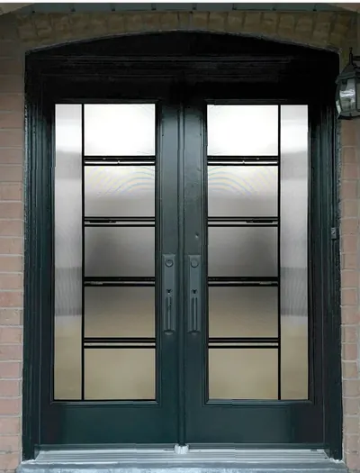 Urban Light 6 decorative glass door insert in Ottawa